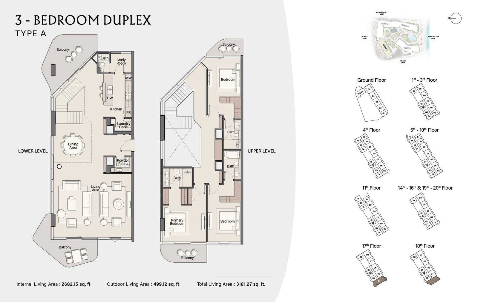 3 Bedrooms