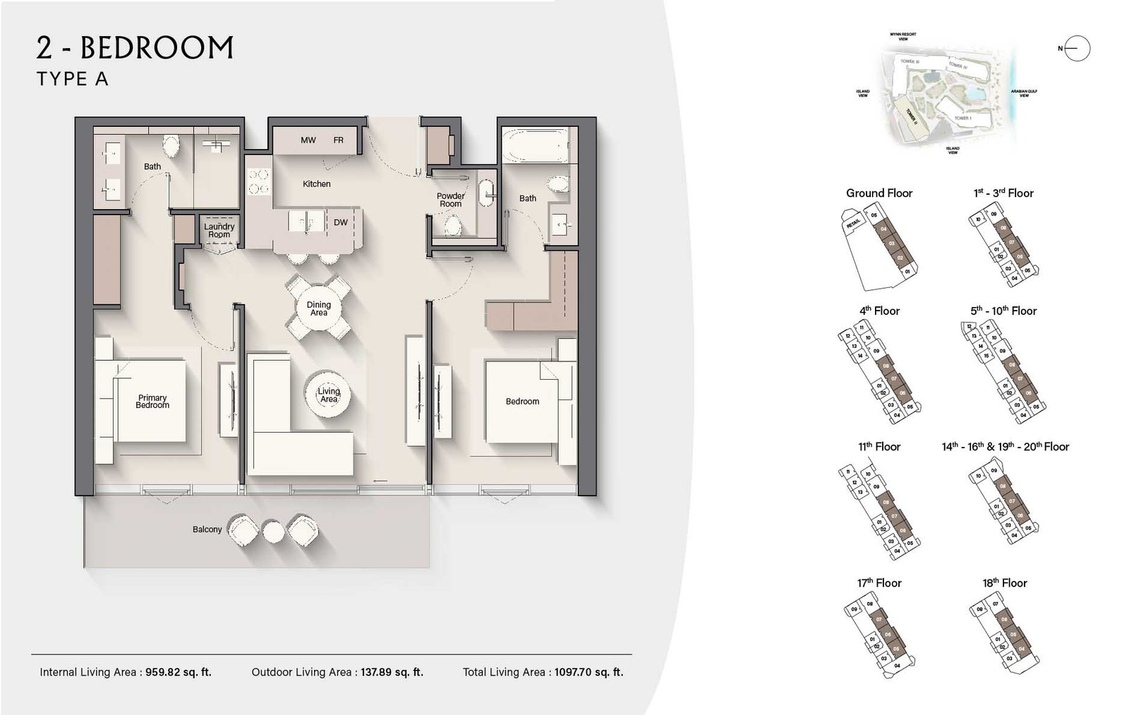2 Bedrooms