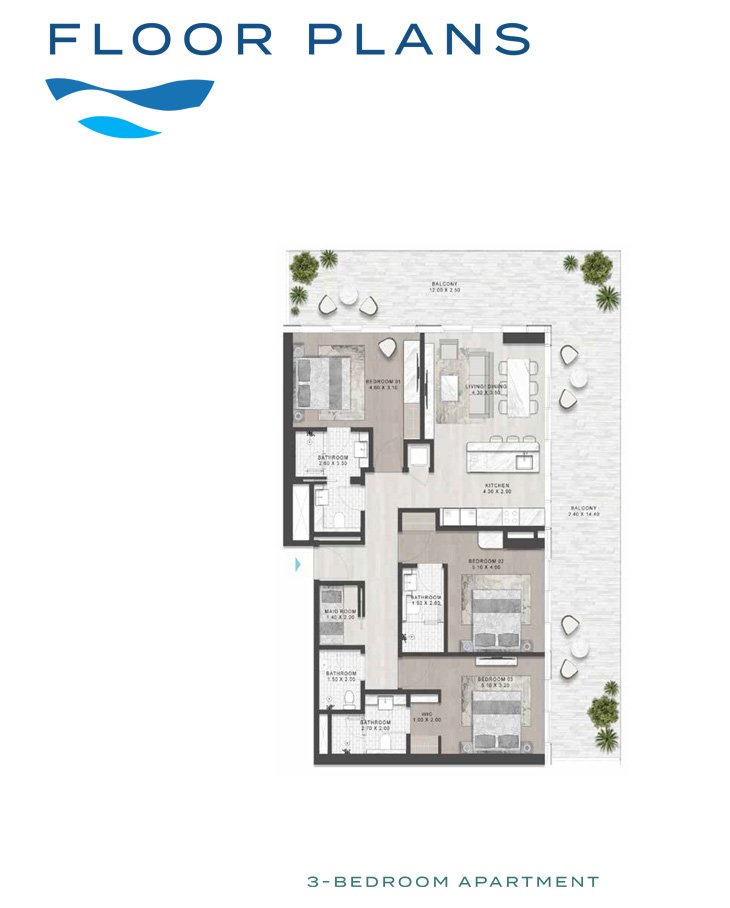 3 Bedrooms