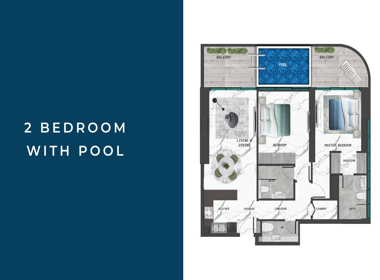 2 Bedrooms