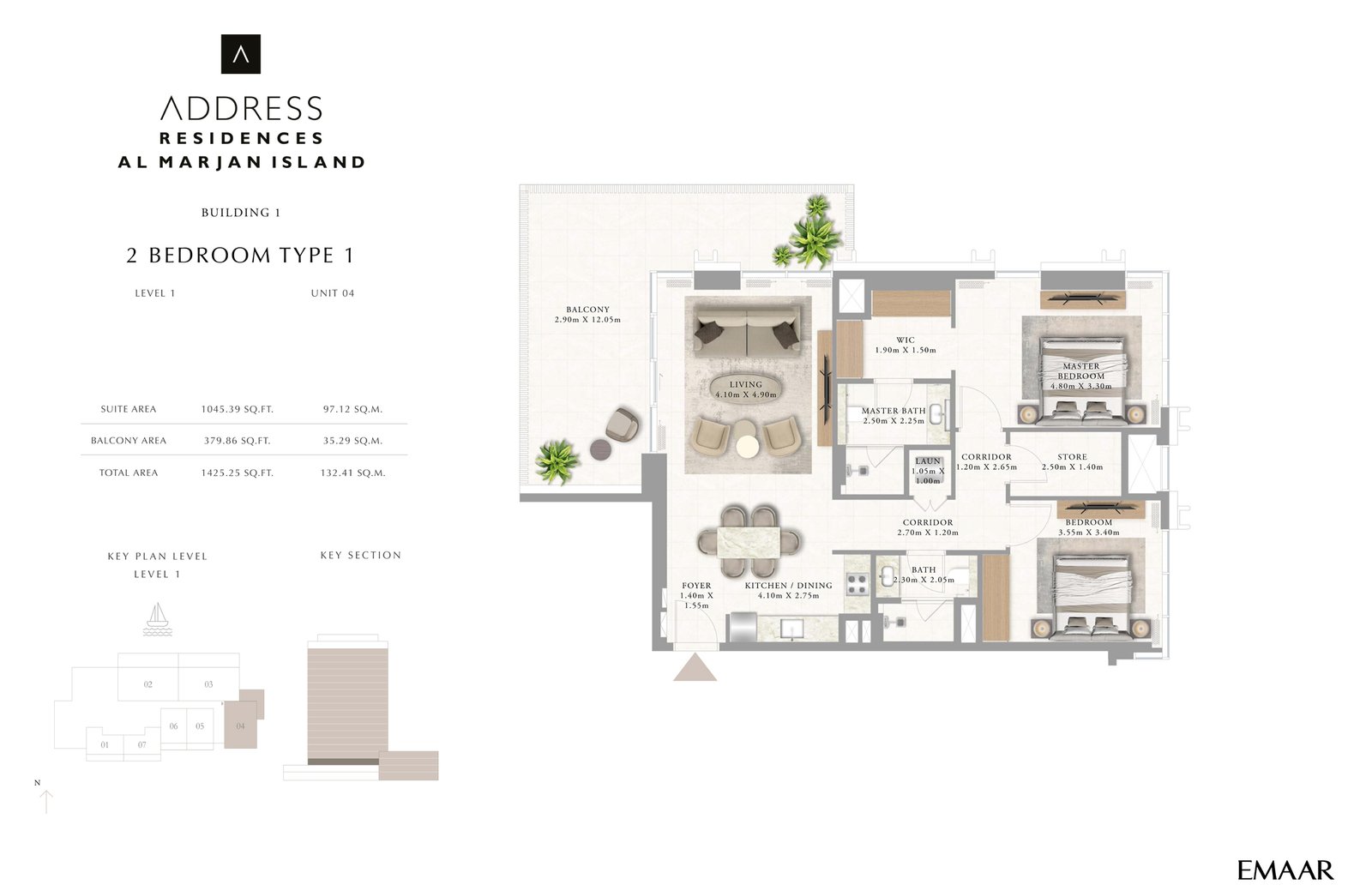 2 Bedrooms