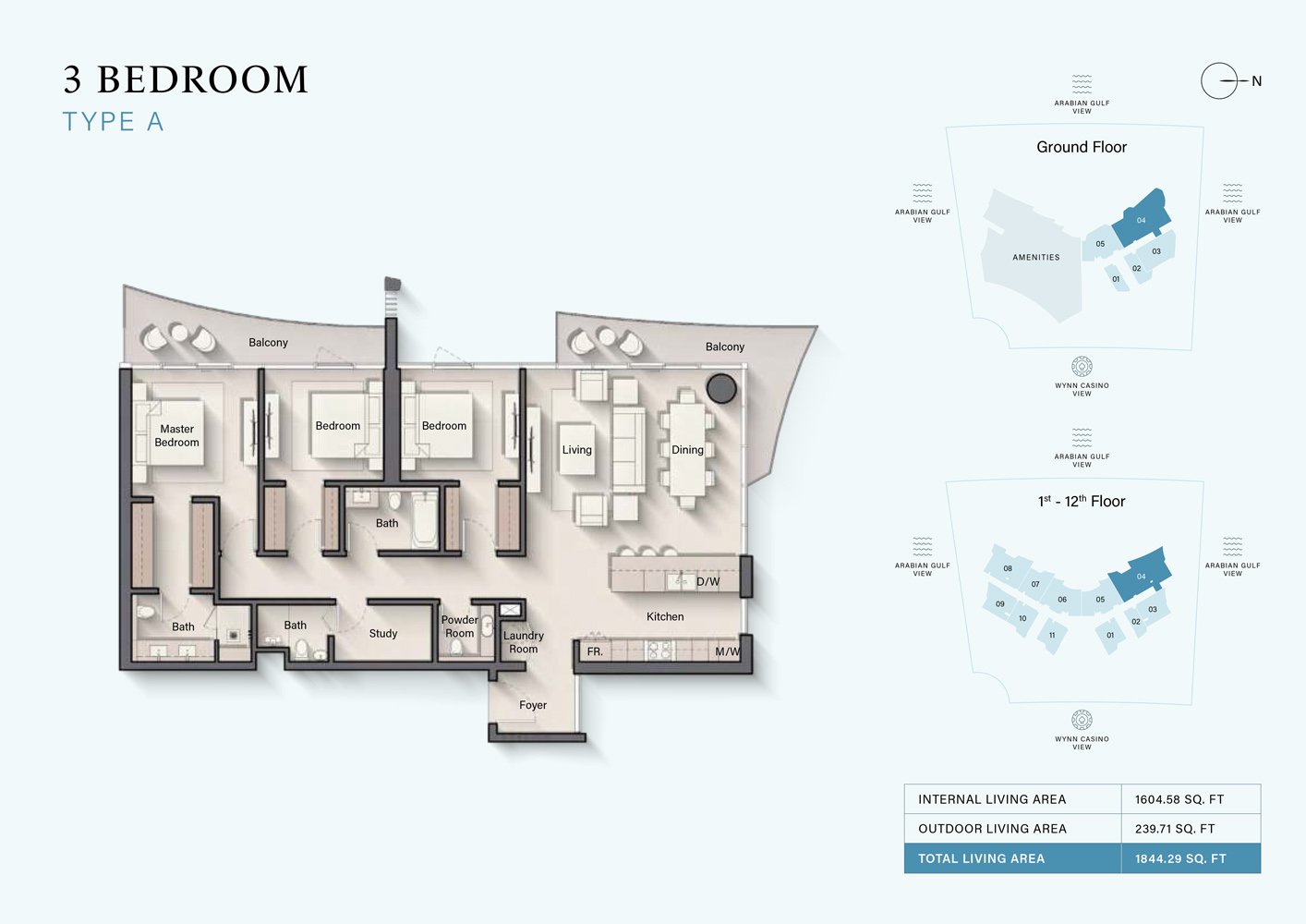 3 Bedrooms