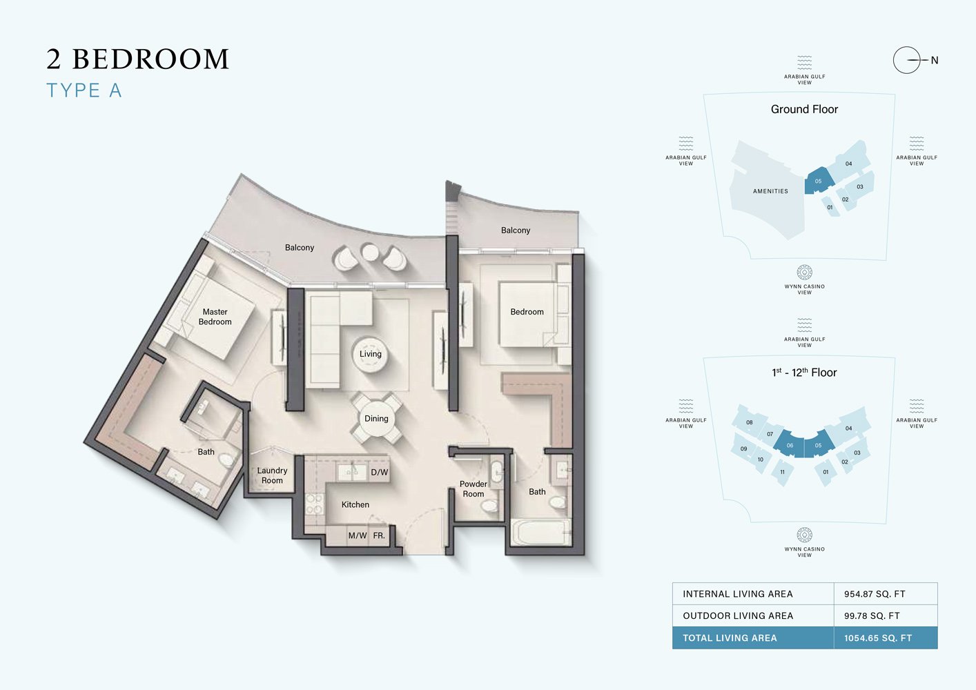 2 Bedrooms