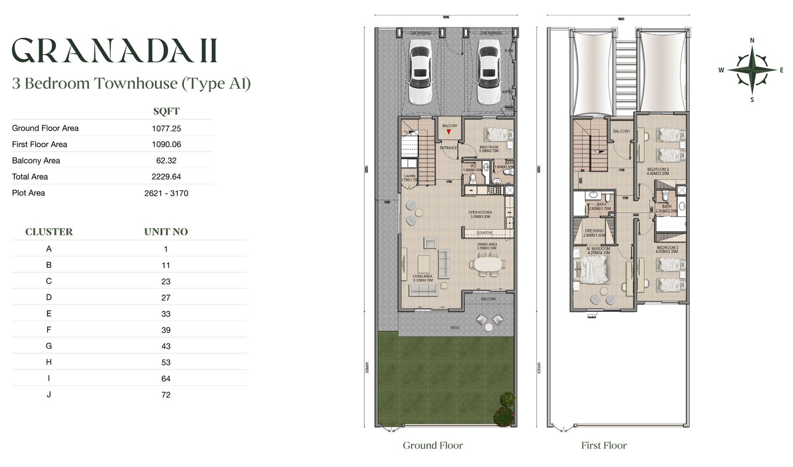 3 Bedrooms