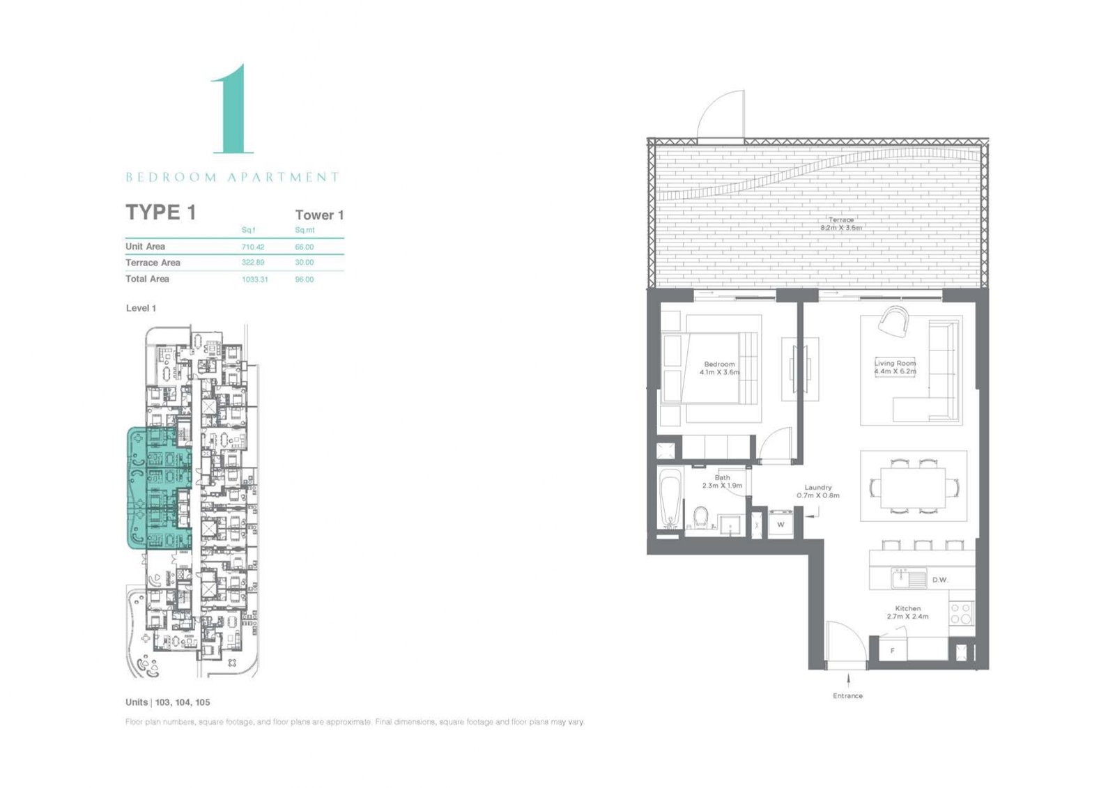 1 Bedroom