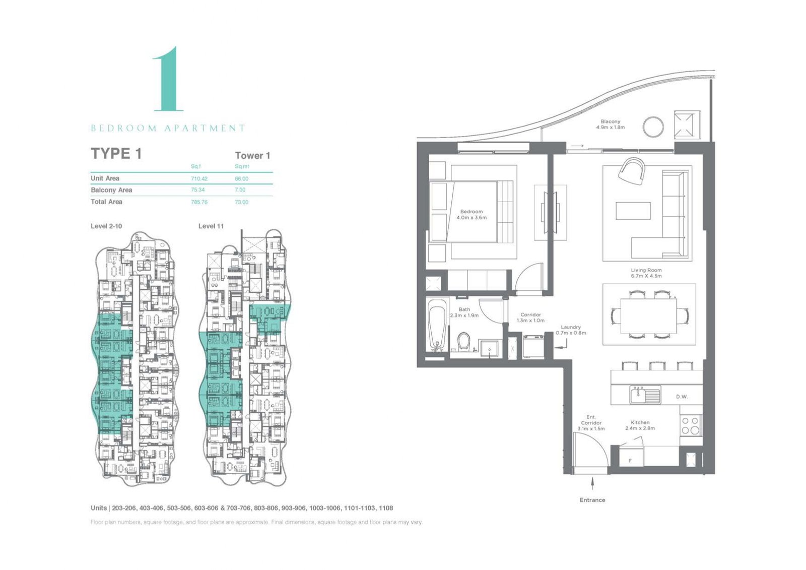 1 Bedroom