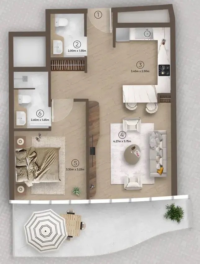 1 Bedroom