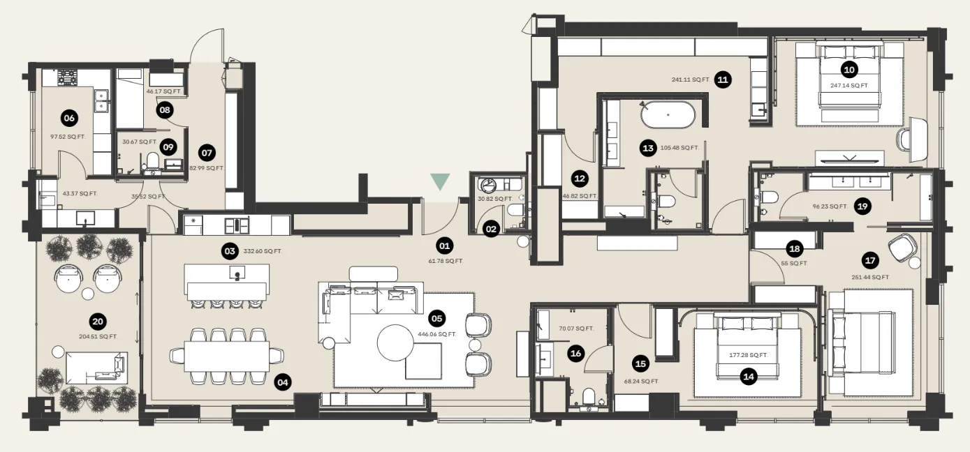 3 Bedrooms