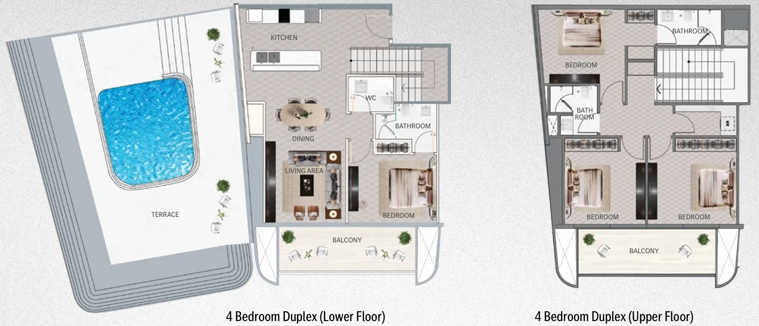 4 Bedrooms