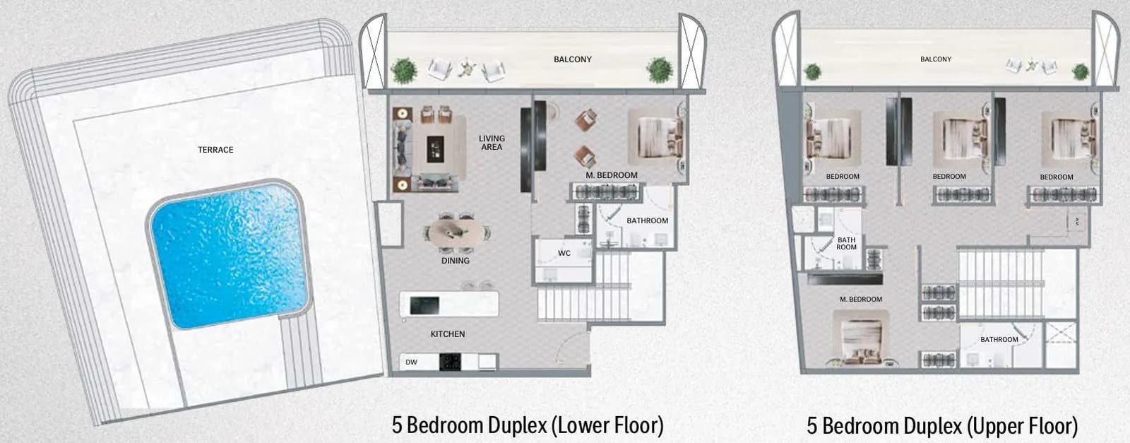 5 Bedrooms