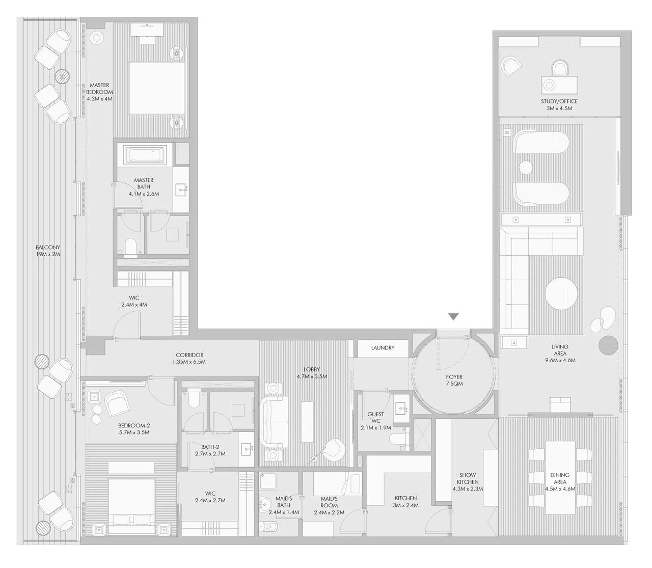 2 Bedrooms