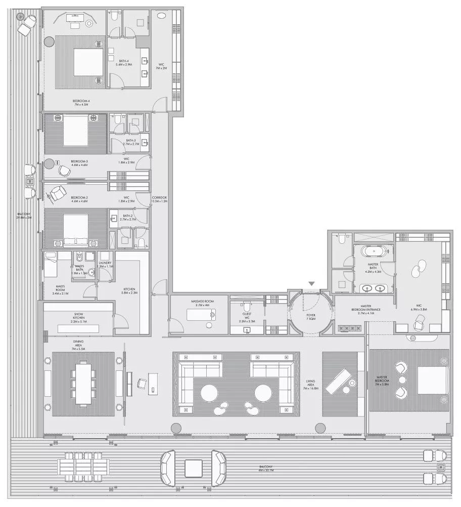 4 Bedrooms