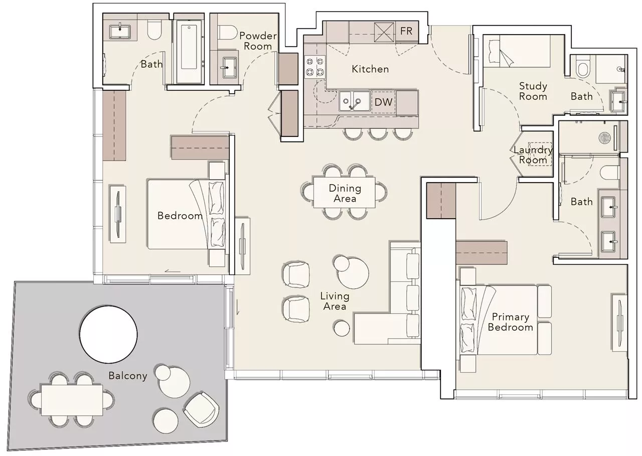 2 Bedrooms