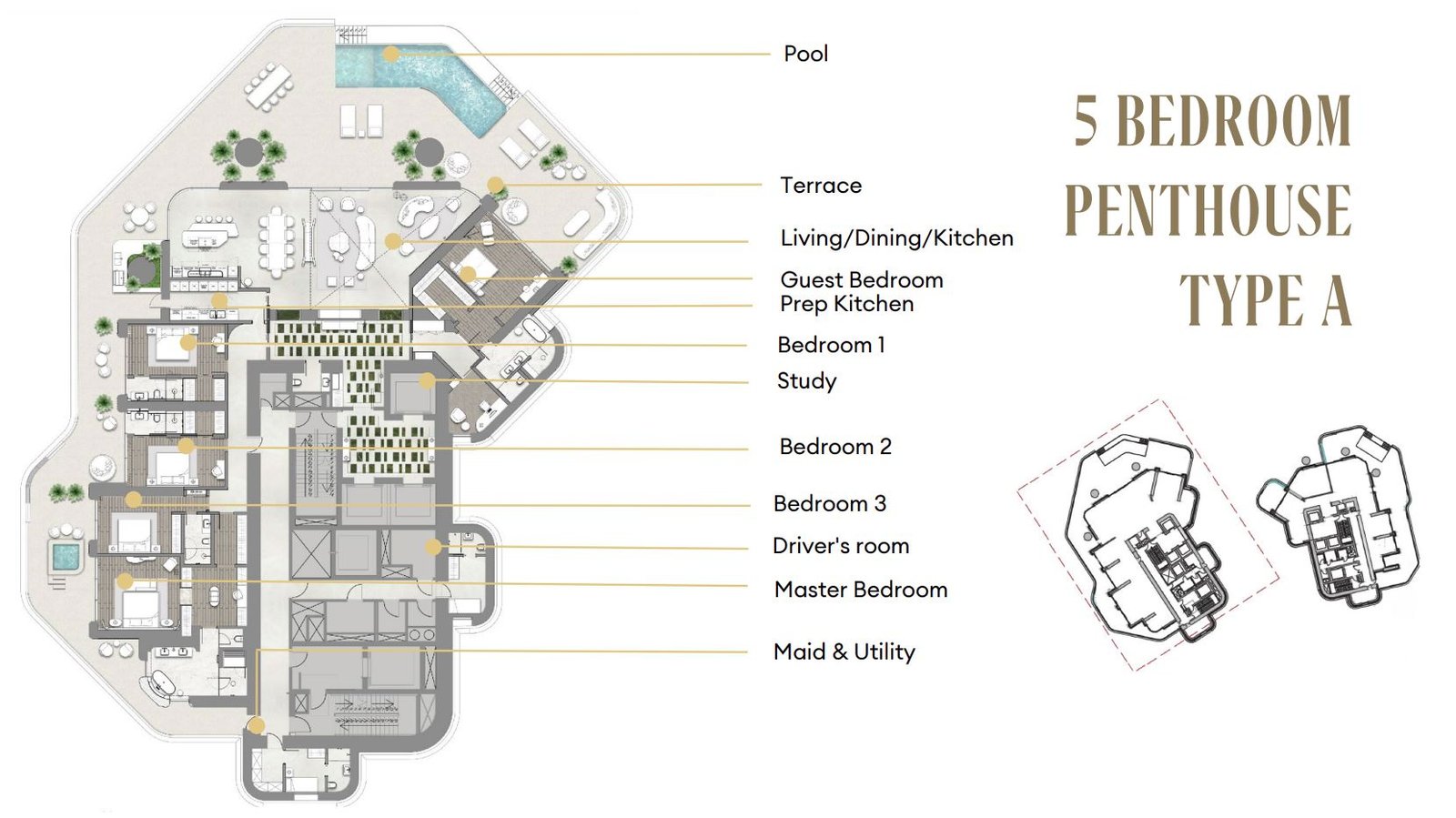 5 Bedrooms