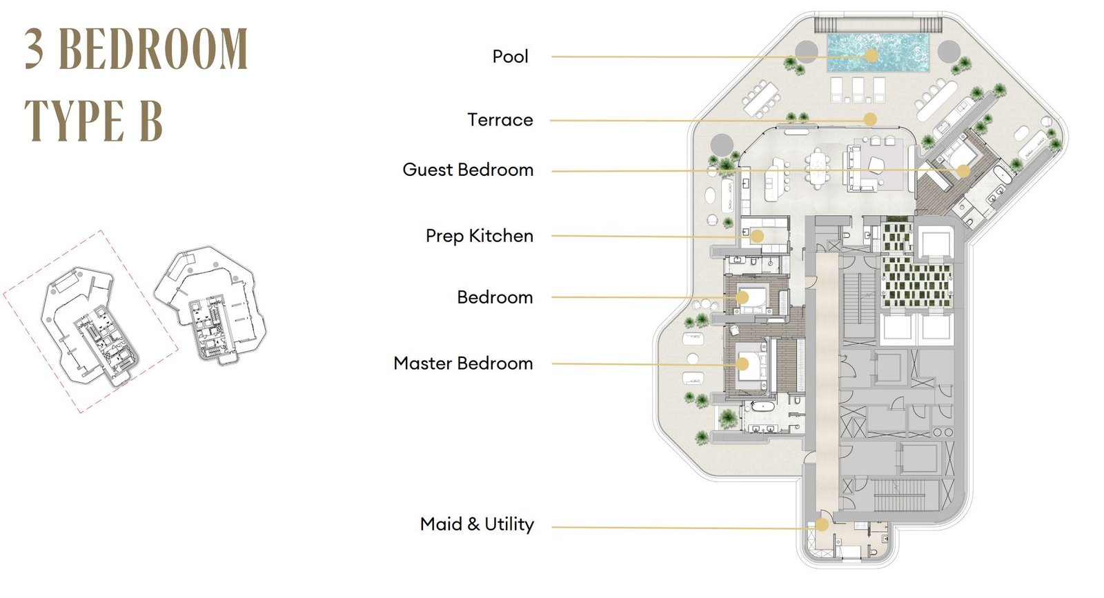 3 Bedrooms