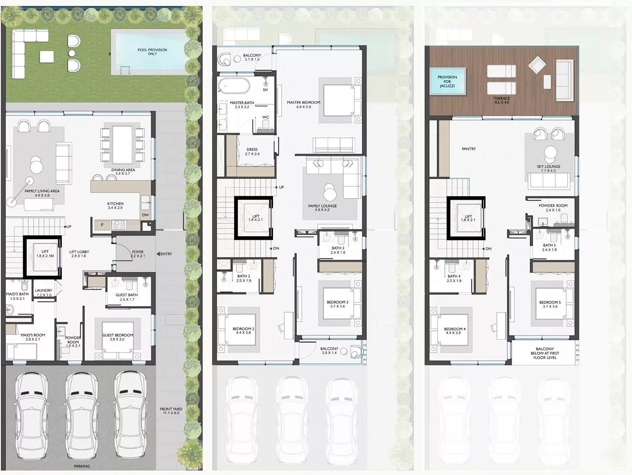 6 Bedrooms