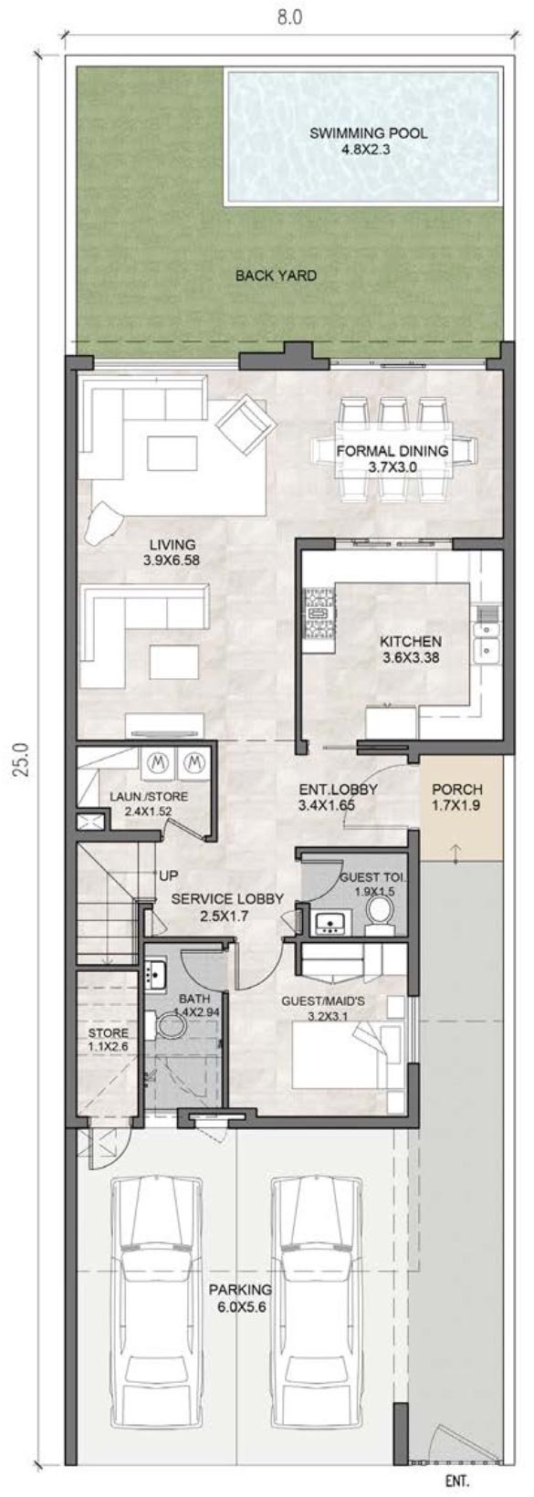 3 Bedrooms