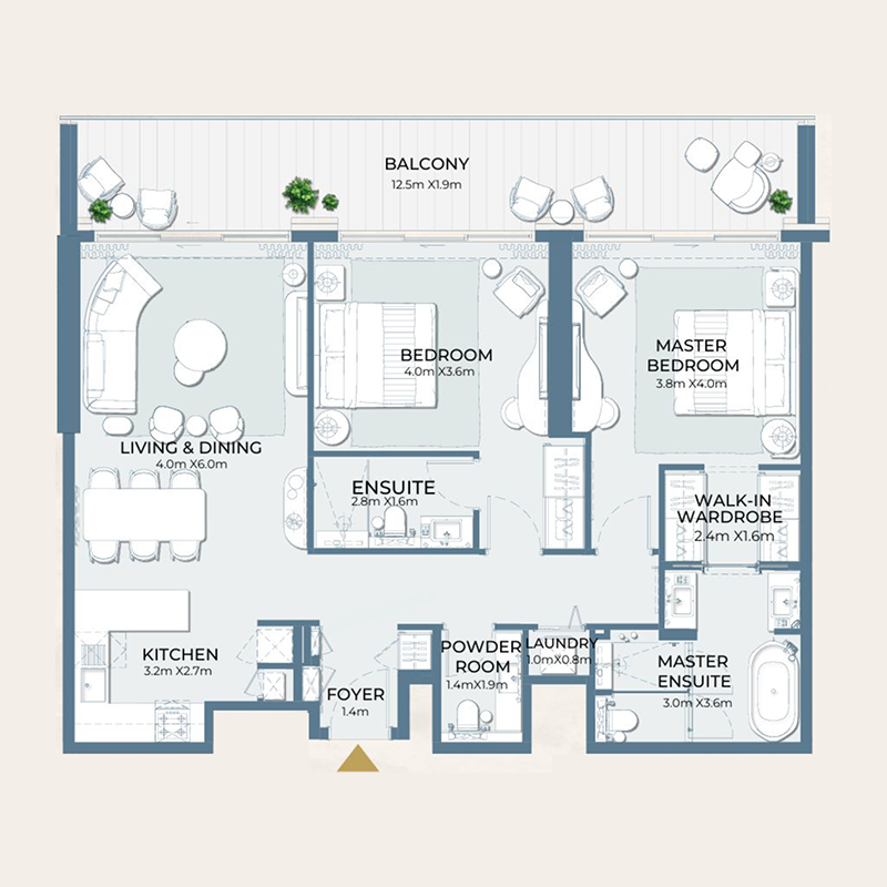 2 Bedrooms