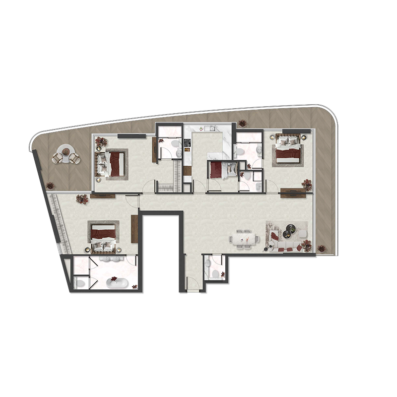 3 Bedrooms