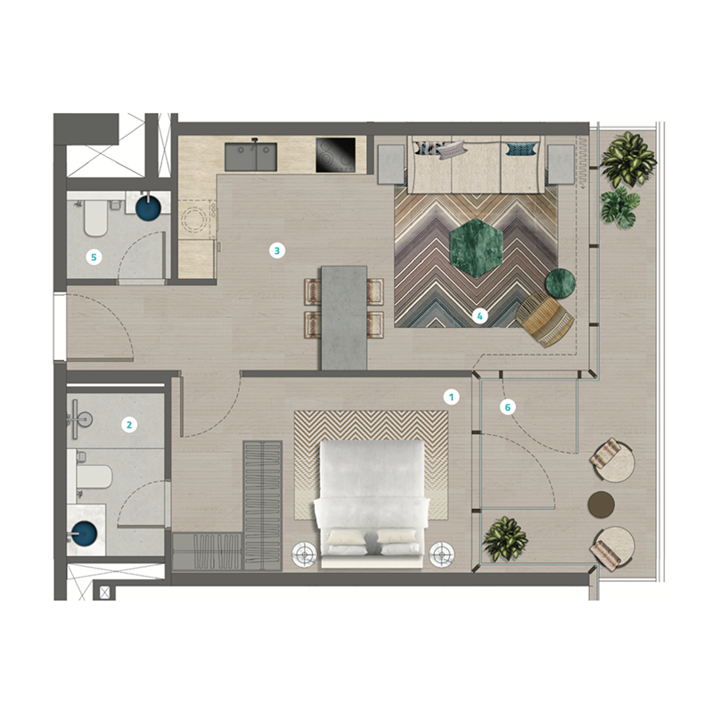 1 Bedroom