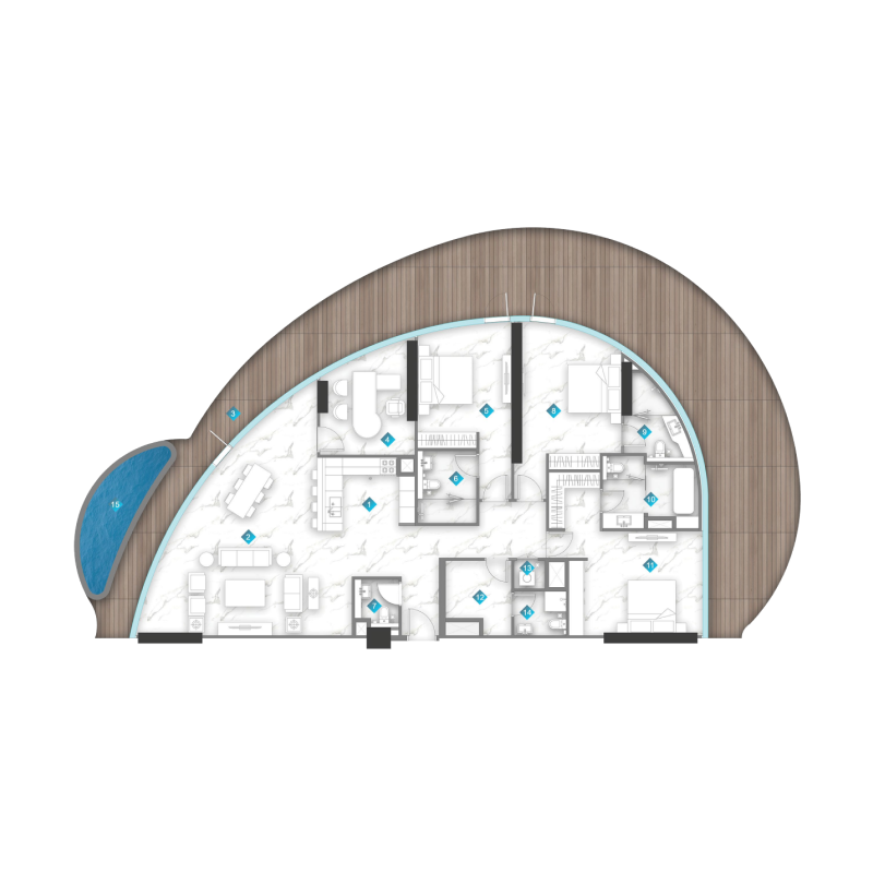 3 Bedrooms