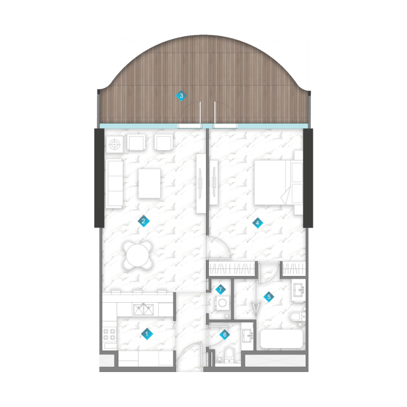 1 Bedroom