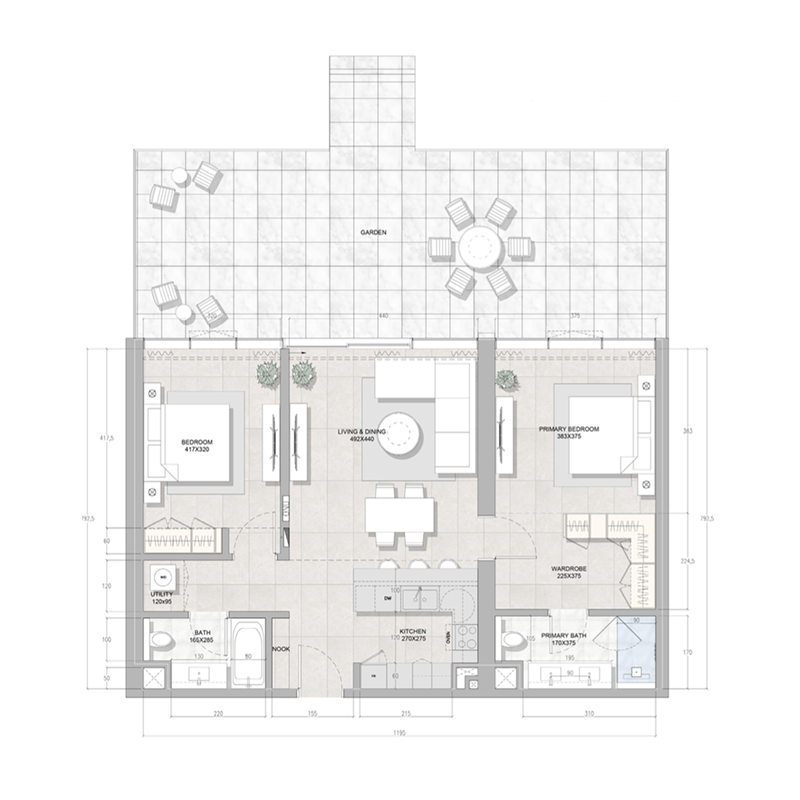 2 Bedrooms