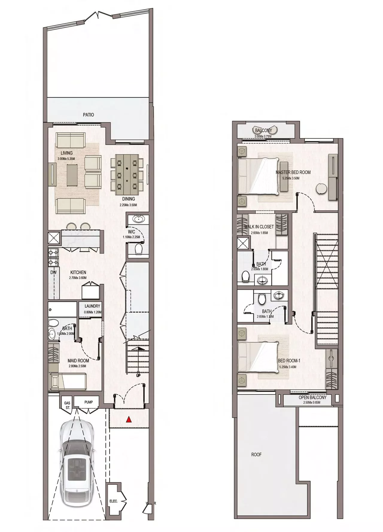 2 Bedrooms
