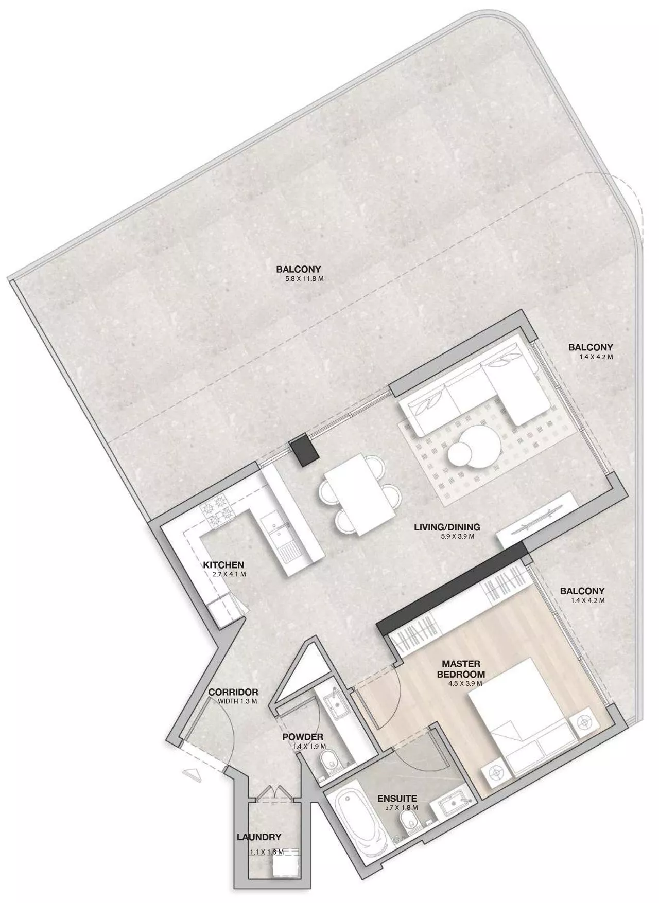 1 Bedroom
