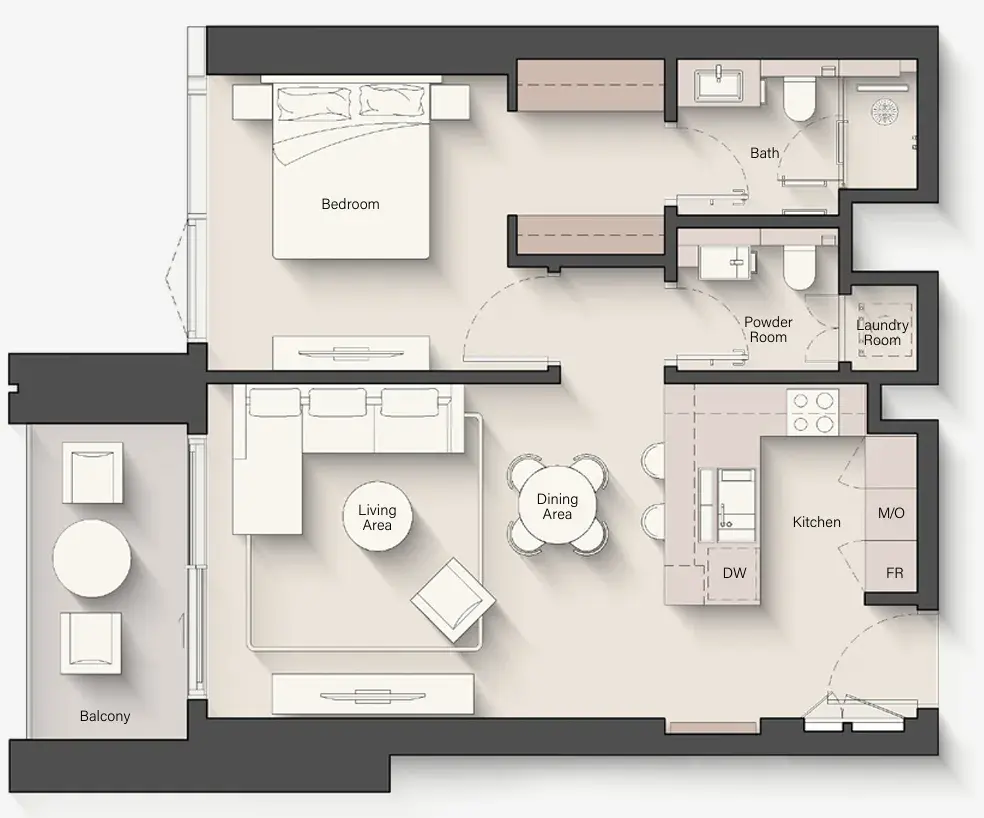1 Bedroom