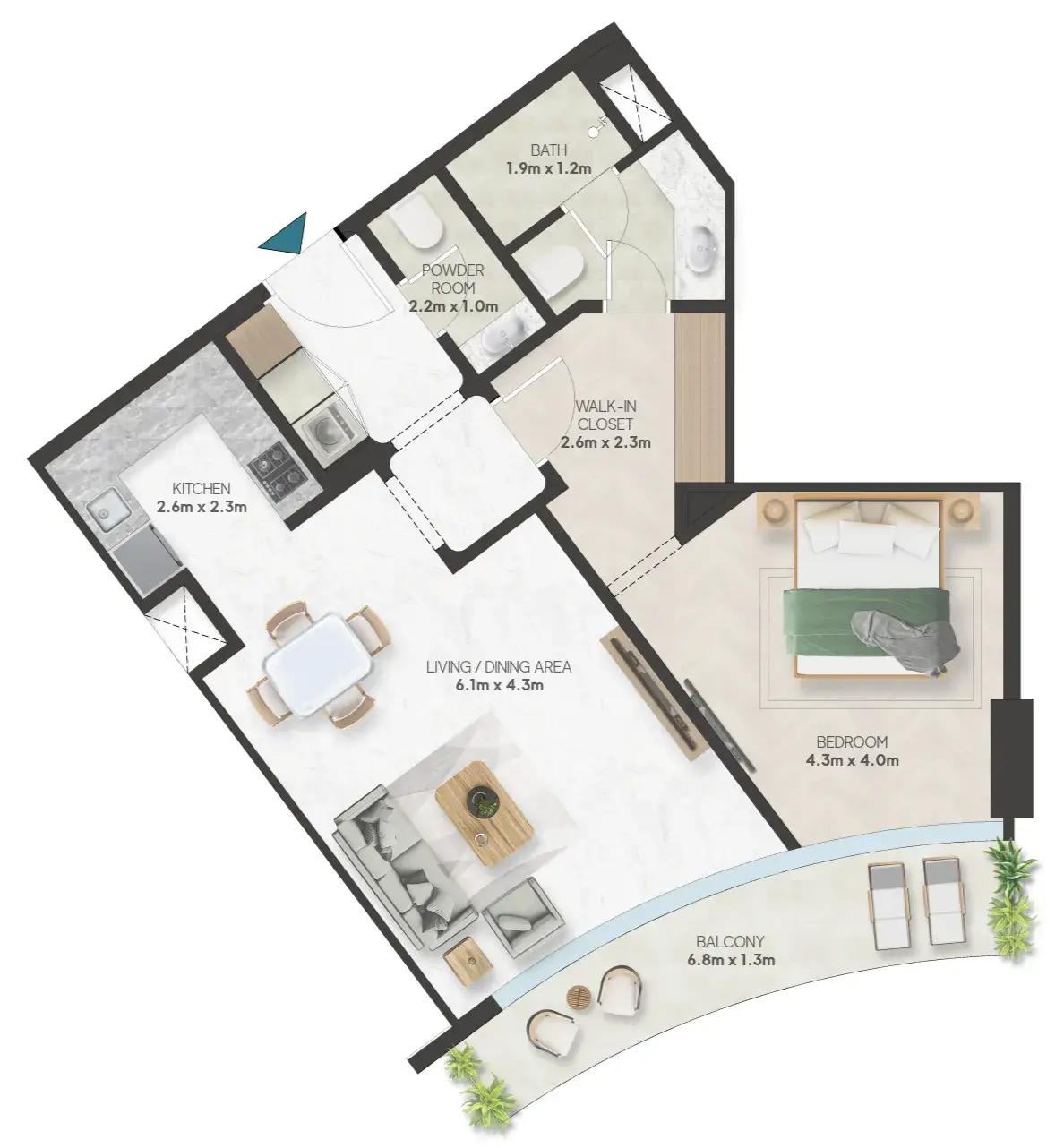 1 Bedroom