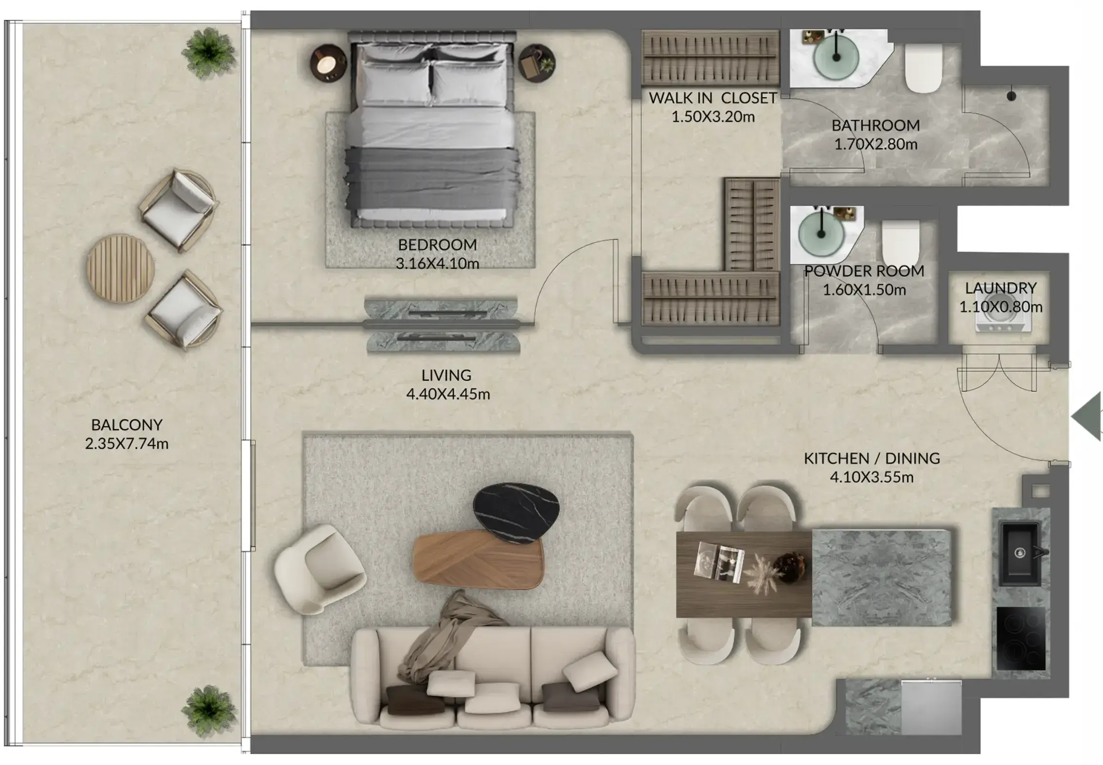 1 Bedroom