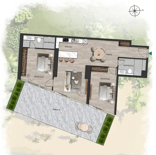2 Bedrooms