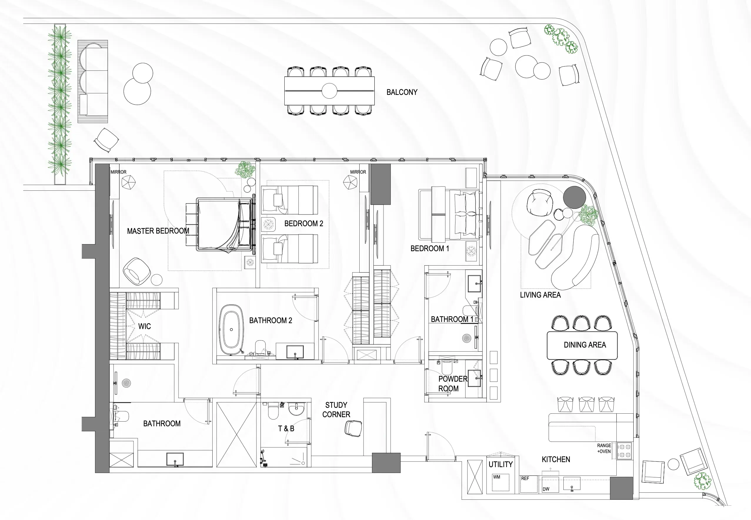 3 Bedrooms