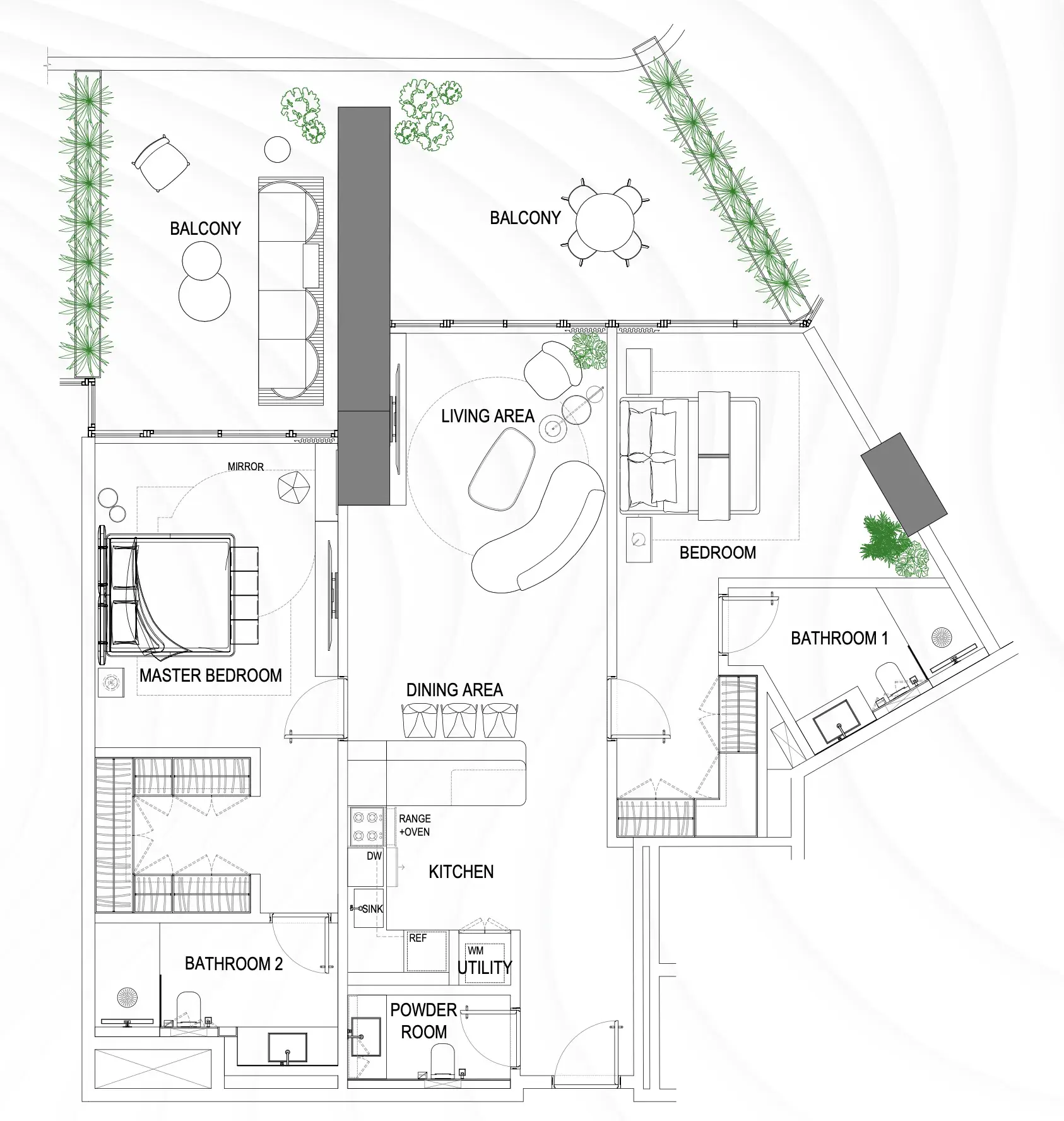 2 Bedrooms