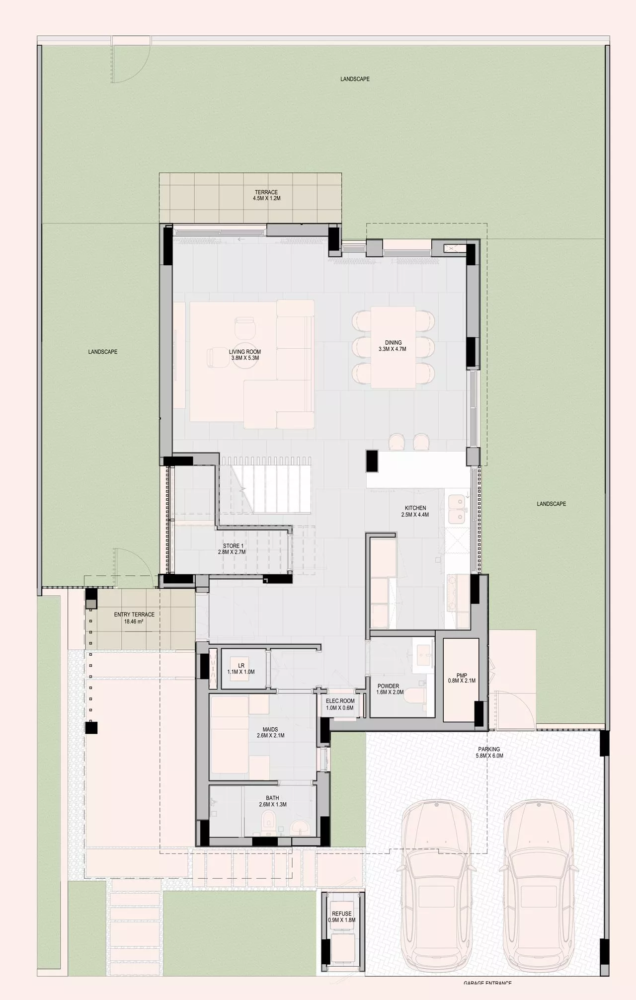 3 Bedrooms