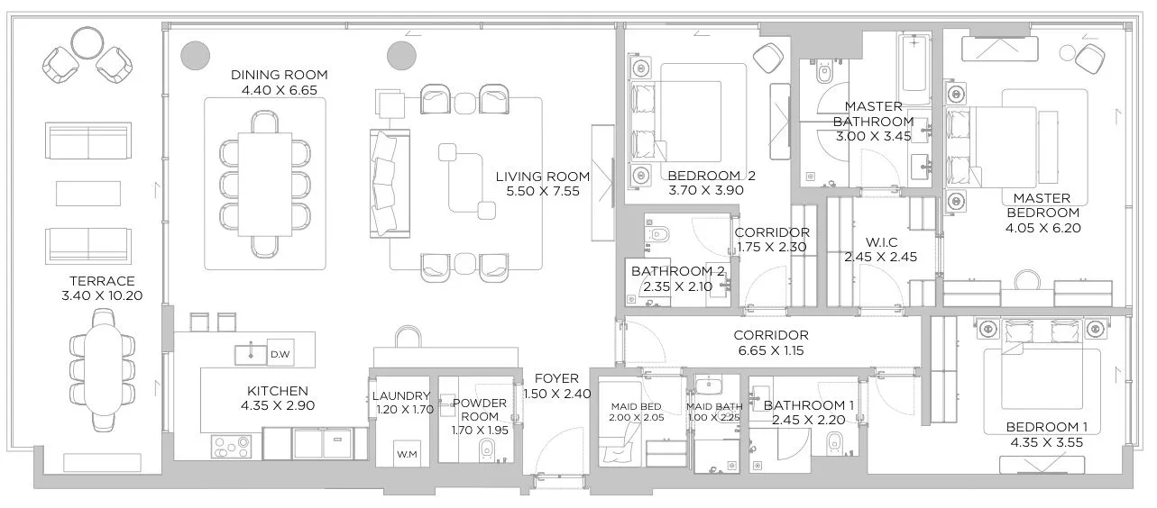 3 Bedrooms