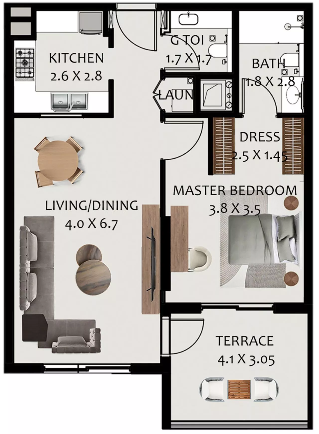 1 Bedroom