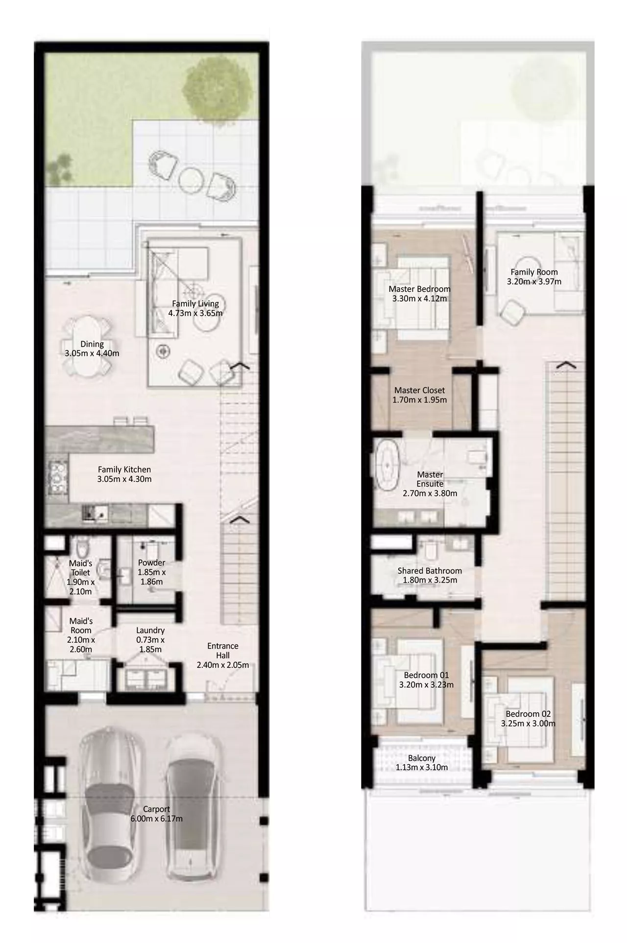 3 Bedrooms