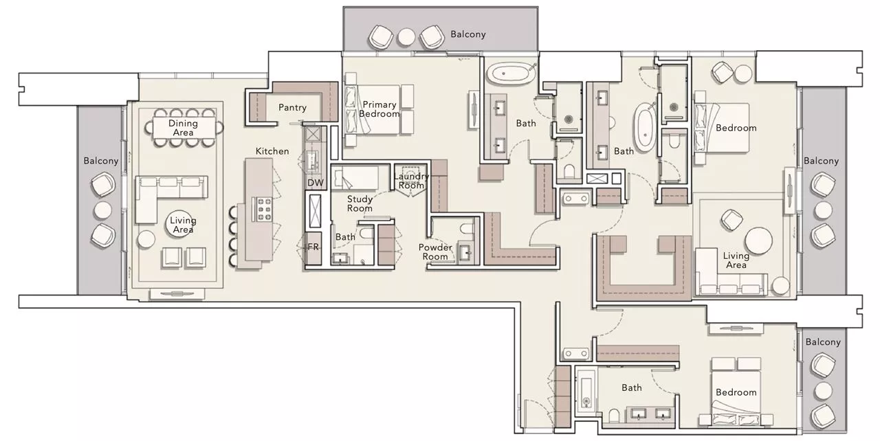 3 Bedrooms