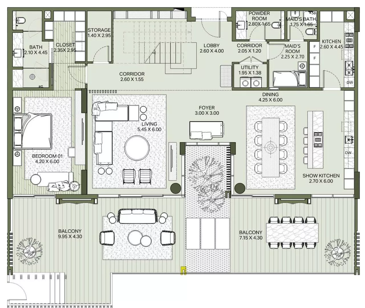 4 Bedrooms