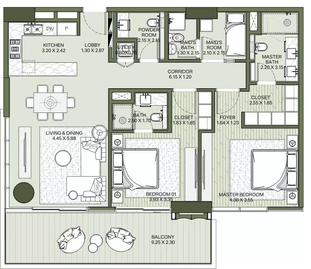 1 Bedroom