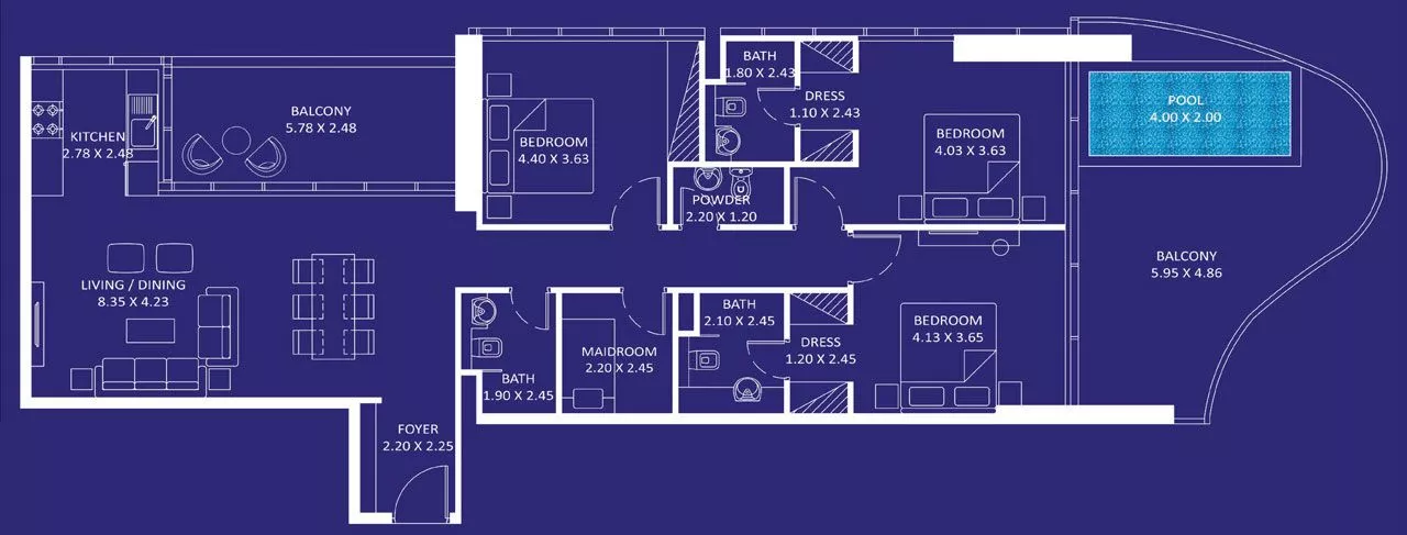 3 Bedrooms