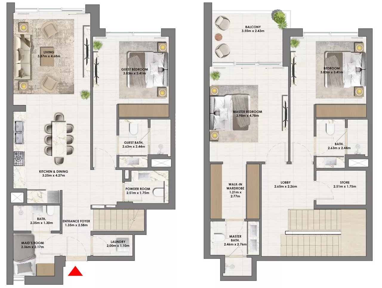 3 Bedrooms