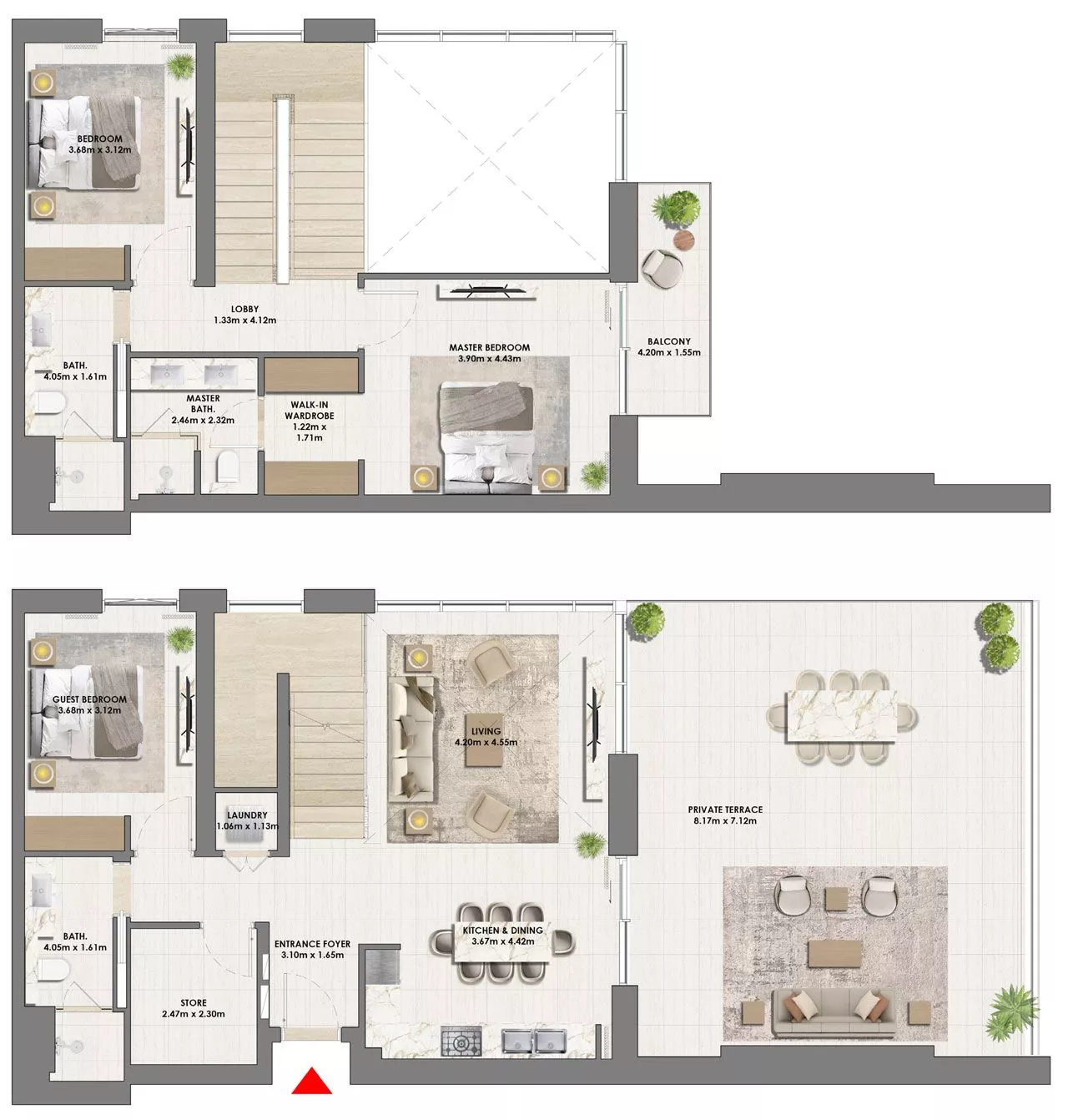 3 Bedrooms