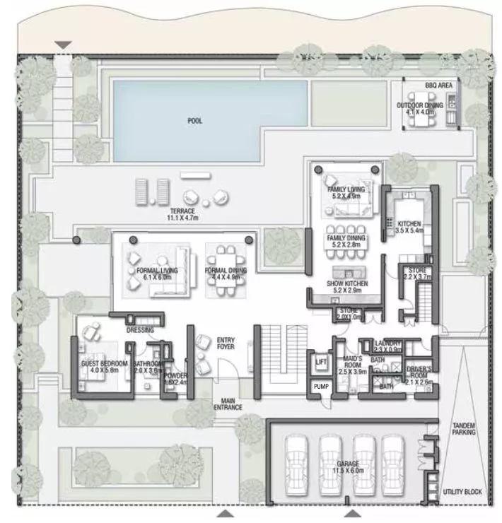 7+ Bedrooms