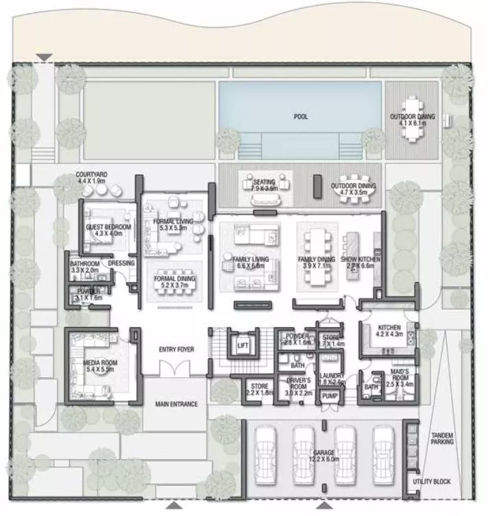 7+ Bedrooms