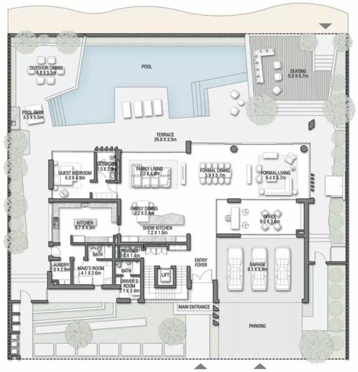 7+ Bedrooms