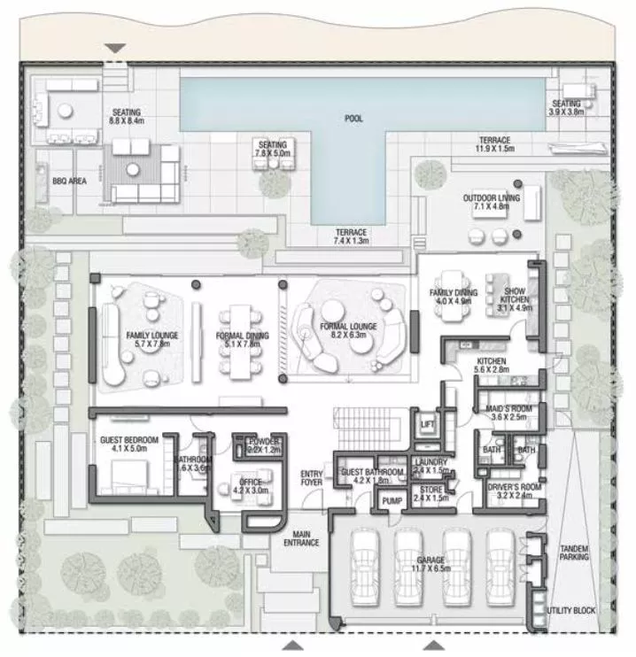 7+ Bedrooms