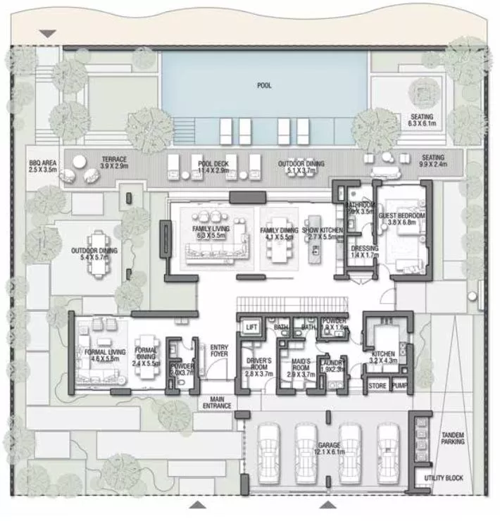 7+ Bedrooms